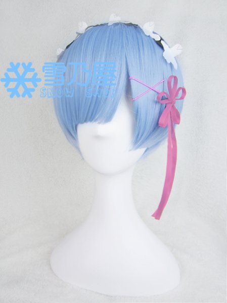 リゼロ　レム　  コスプレウィッグ