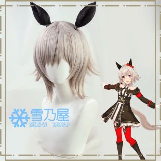 ウマ娘 プリティーダービー ライスシャワー コスプレウィッグ 耳