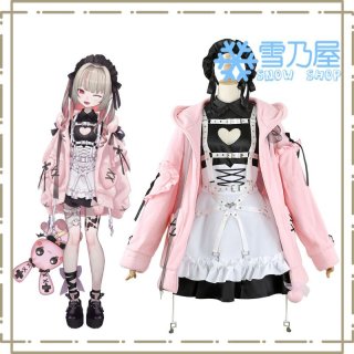 VTuber 兎田ぺこら セーラーコスプレウィッグ 耳付き 短髪バージョン VTuber 兎田ぺこら セーラーコスプレウィッグ 耳付き 短髪バージョン