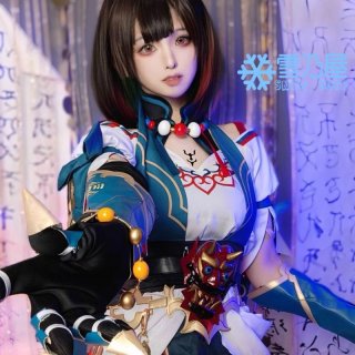 崩壊：スターレイル Honkai: Star Rail 鏡流 コスプレウィッグ
