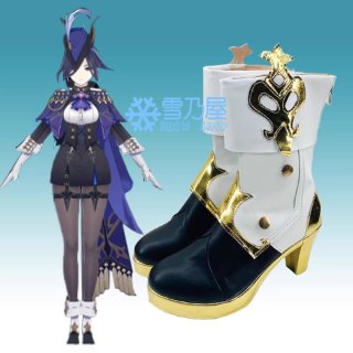 リオセスリ ブーツ 原神公式店】リオセスリ レースアップ ブーツ 499元 (予約2025年