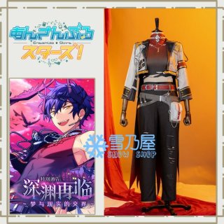【あんスタ】漣ジュン　フィーチャー1　Mサイズ　コスプレ衣装　E-9727★ あんさんぶるスターズ！ 漣ジュン 七種茨 コスプレ衣装 Eden