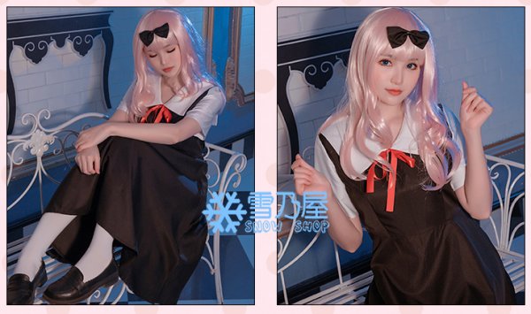 画像3: かぐや様は告らせたい〜天才たちの恋愛頭脳戦〜　四宮 かぐや　藤原千花  夏服 コスプレ衣装 (3)