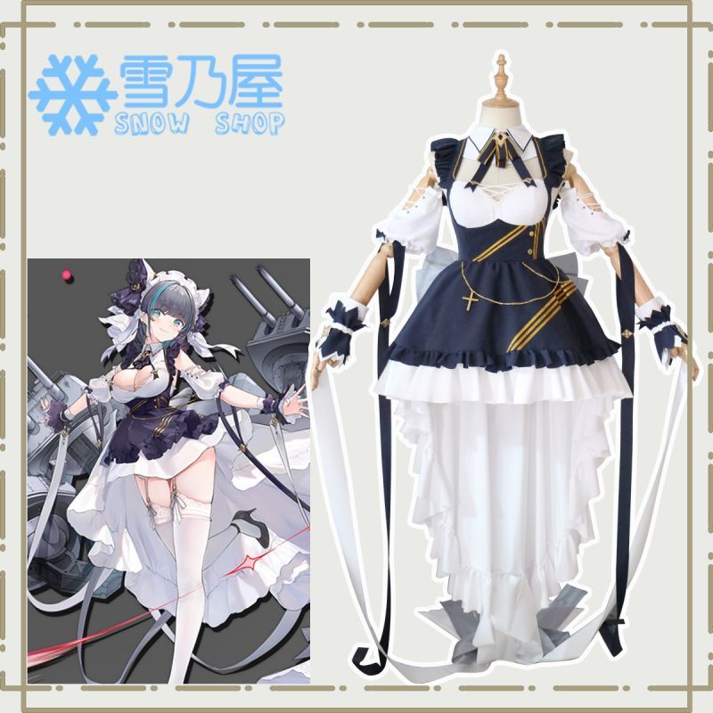 アズールレーン アズレン チェシャー メイドコスプレ衣装 - snowshop雪乃屋