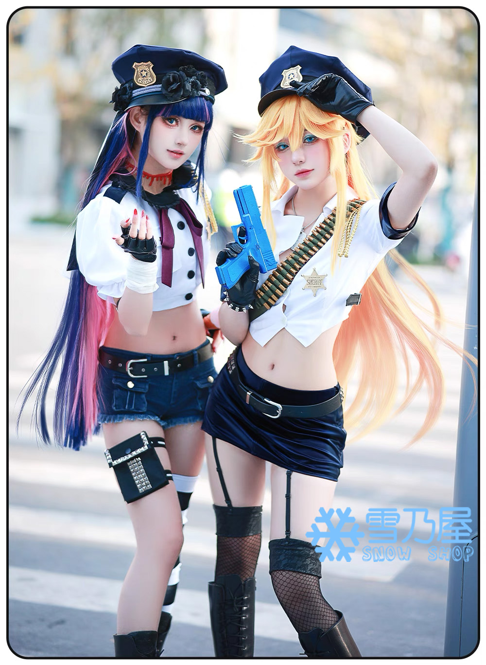 New PANTY ＆ STOCKING with GARTERBELT　Newパンスト　PANTYパンティ　STOCKINGストッキング　制服　コスプレ衣装